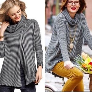 CABI Fergie Split Turtleneck Sweater